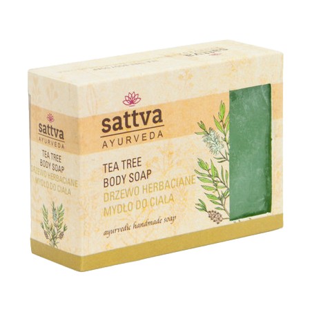 Ziepes ar tējas koku Tea Tree, Sattva Ayurveda, 125 g