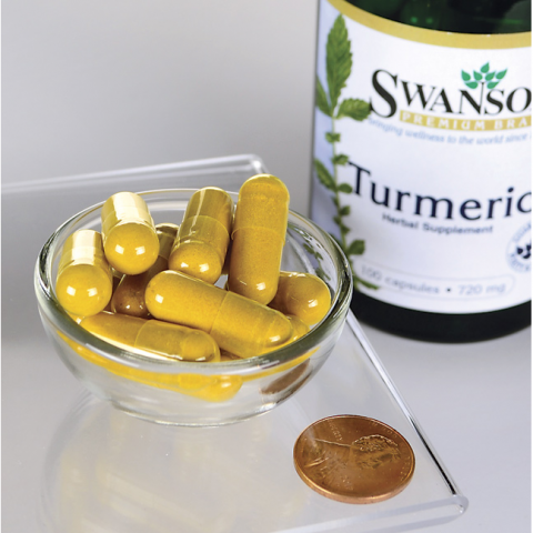 Uztura bagātinātājs Kurkuma Turmeric, Swanson, 720 mg, 100 kapsulas