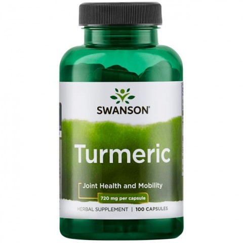 Uztura bagātinātājs Kurkuma Turmeric, Swanson, 720 mg, 100 kapsulas