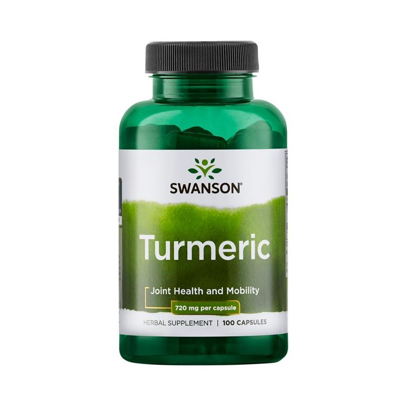 Uztura bagātinātājs Kurkuma Turmeric, Swanson, 720 mg, 100 kapsulas