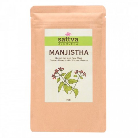 Manjistha pulveris, Sattva Ayurveda, 50 g