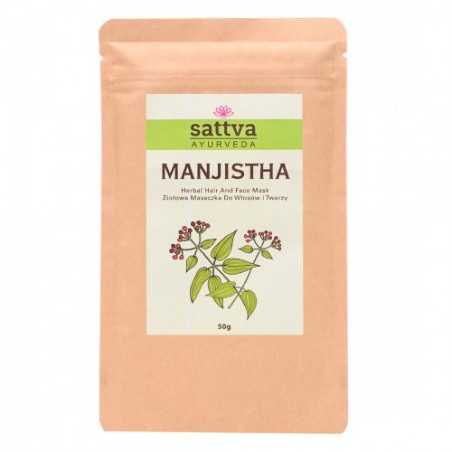 Manjistha pulveris, Sattva Ayurveda, 50 g