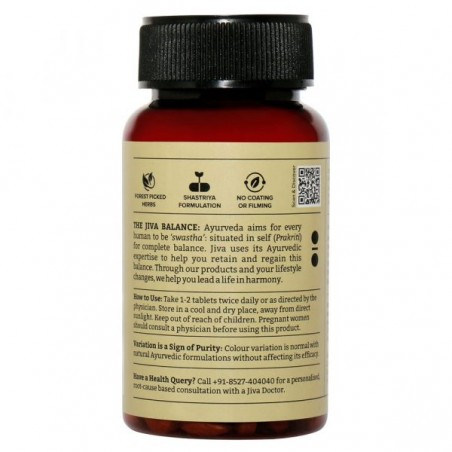 Uztura bagātinātājs Triphala, Jiva Ayurveda, 120 tabletes