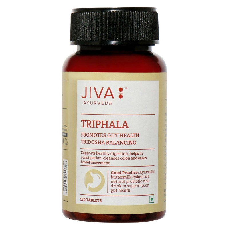 Food supplement Triphala, Jiva Ayurveda, 120 tablets