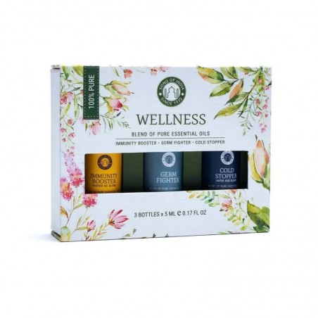 Ēteriskās eļļas aromterapijas komplekts Wellness, Song of India