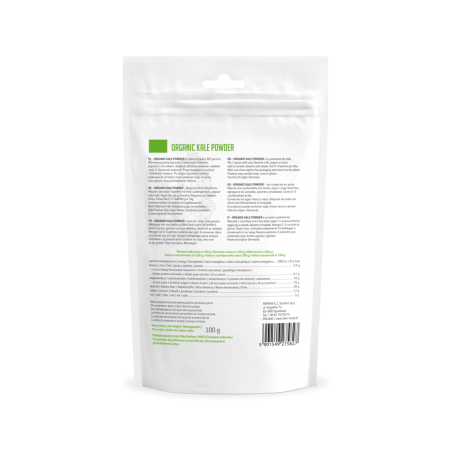 Kāpostu pulveris Kale, Diet Food, 100g