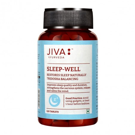 Uztura bagātinātājs Sleep-Well, Jiva Ayurveda, 120 tabletes
