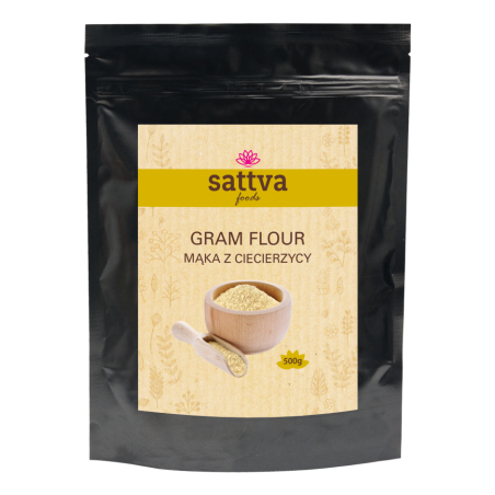 Chickpea flour, Sattva Foods, 500g