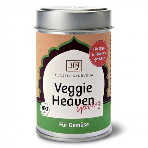 Garšvielu maisījums dārzeņiem Veggie Heaven, organisks, Classic Ayurveda, 50 g