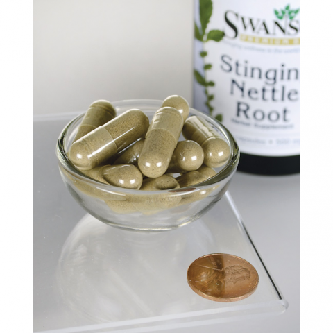 Корень крапивы двудомной Stinging Nettle Root, Swanson, 500 мг, 100 капсул