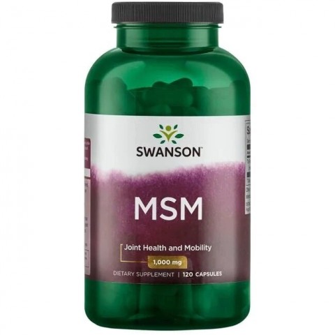 MSM, Swanson, 1000mg, 120 kapsulas