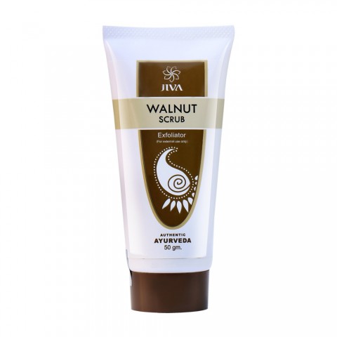 Sejas skrubis ar valriekstiem Walnut Scrub, Jiva Ayurveda, 50g