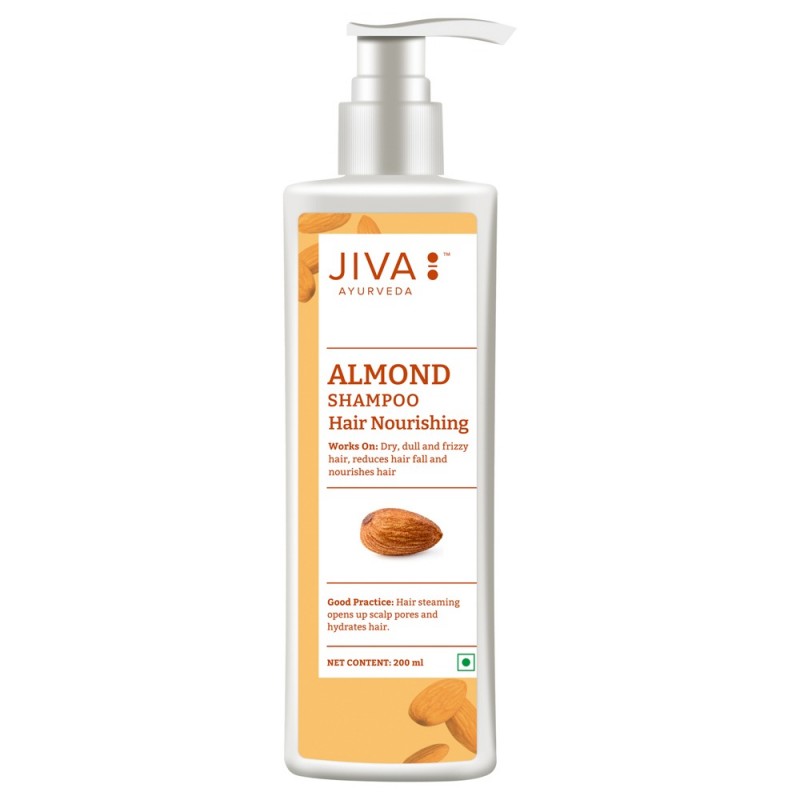 Šampūns ar mandelēm Almond, Jiva Ayurveda, 200ml