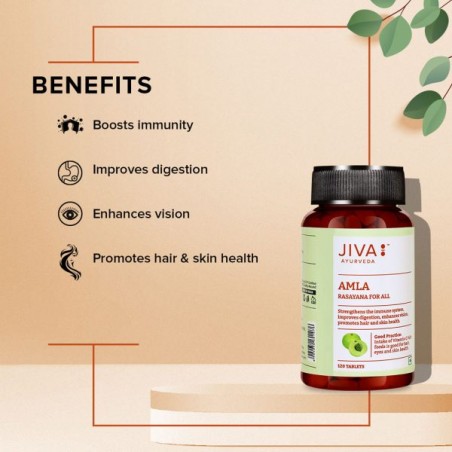 Amla, Jiva Ayurveda, 120 tabletes