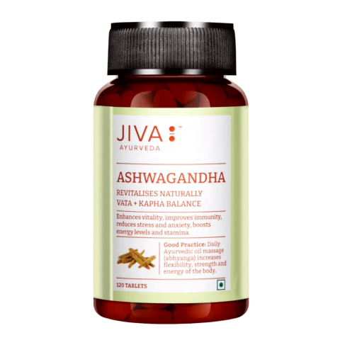 Ahwagandha, Jiva Ayurveda, 120 таблеток