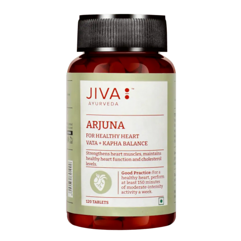 Arjuna, Jiva Ayurveda, 120 tabletes