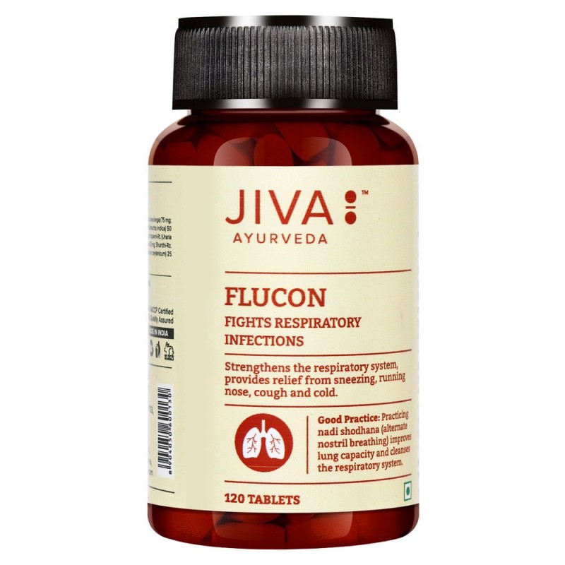 Food supplement Flucon, Jiva Ayurveda, 120 tablets