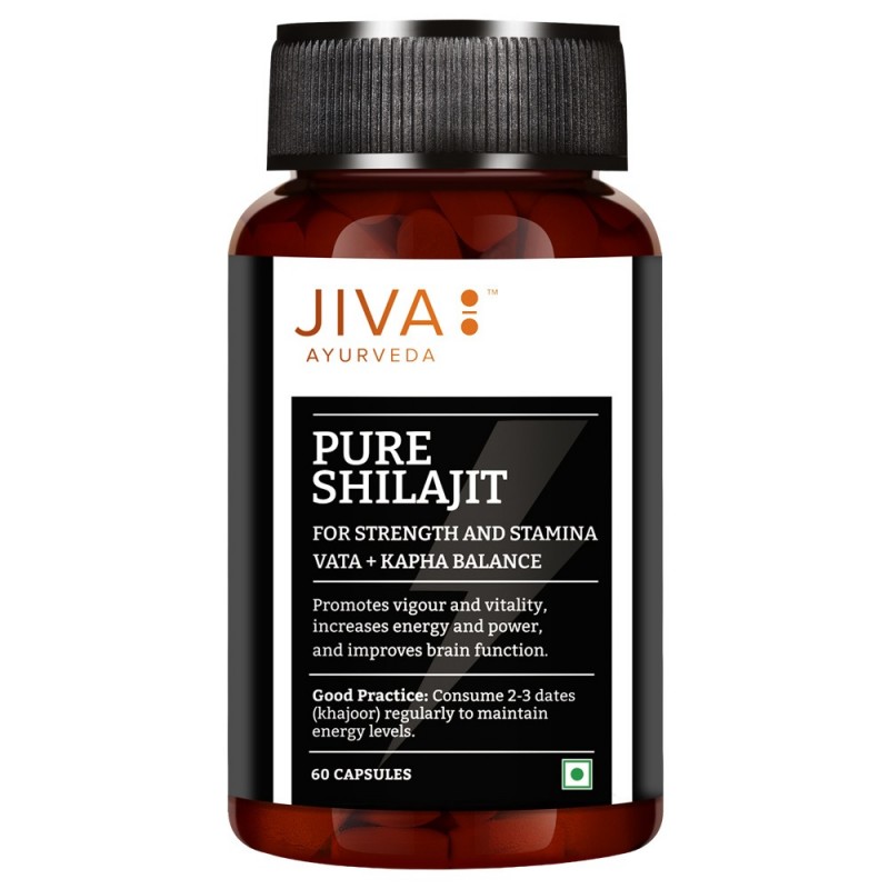 Food supplement Mumijo Shilajit, Jiva Ayurveda, 60 capsules