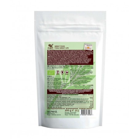 Moringa powder, organic, Dragon Superfoods, 200g