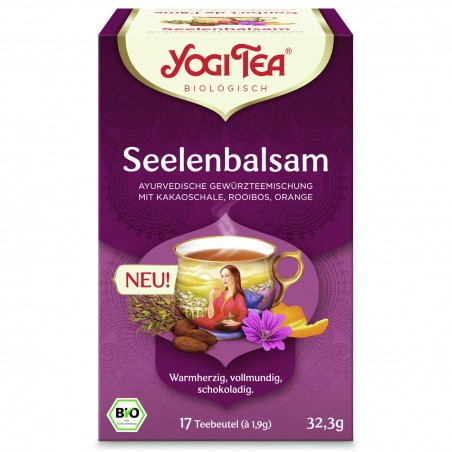 Garšvielu tēja Soul Balm, Yogi Tea, organiska, 17 maisiņi