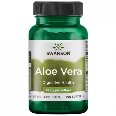 Alvejas ekstrakts Aloe Vera, Swanson, 25mcg, 100 kapsulas