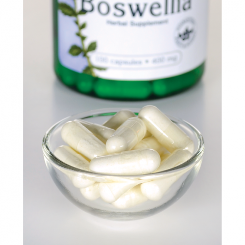 Bosvelijas pulveris Boswellia, Swanson, 400mcg, 100 kapsulas