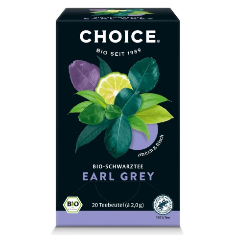 Melnā tēja Earl Grey, Choice Yogi Tea, 20 maisiņi