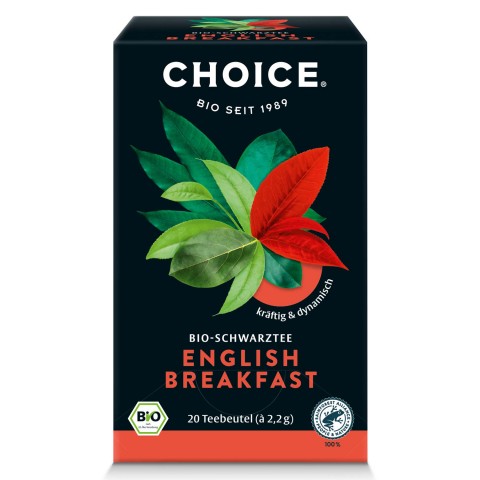 Melnā tēja Angļu brokastis, Choice Yogi Tea, 20 paciņas
