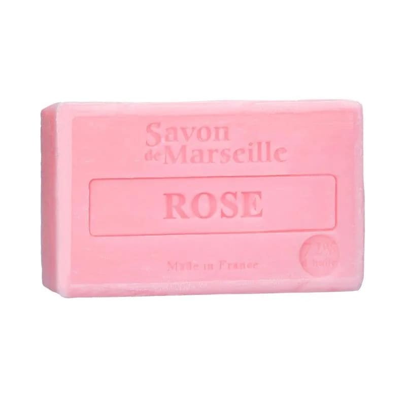 Natural soap Rose, Savon de Marseille, 100g