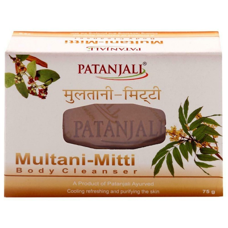 Solid body wash Ojas Multani Mitti, Patanjali, 75 g