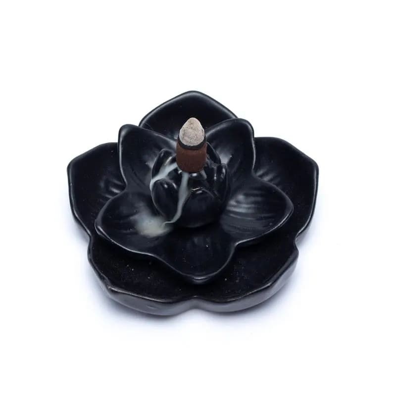 Waterfall Effect Backflow Holder Lotus Flower