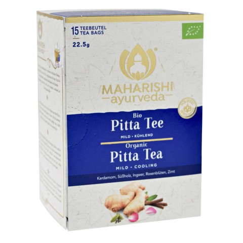 Atvēsinoša tēja Pita Dosha, Maharishi Ayurveda, organiska, 15 maisiņi