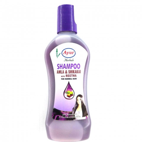 Augu šampūns Amla Shikakai Reetha, Ayur, 200ml