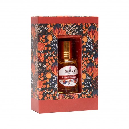 Ājurvēdas eļļas smaržas Sandalwood, Sattva Ayurveda, 10ml