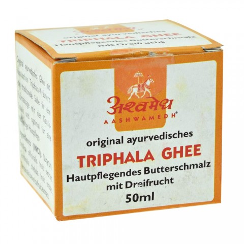 Eļļa pēdu masāžai un acīm Triphala Ghee, Asshwamedh, 50 ml