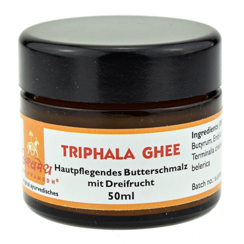 Eļļa pēdu masāžai un acīm Triphala Ghee, Asshwamedh, 50 ml