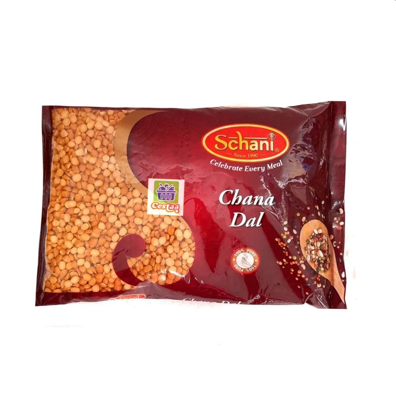 Šķeltie aunazirņi Chana Dal, Schani, 500g Šķeltie aunazirņi Chana Dal, Schani, 500g