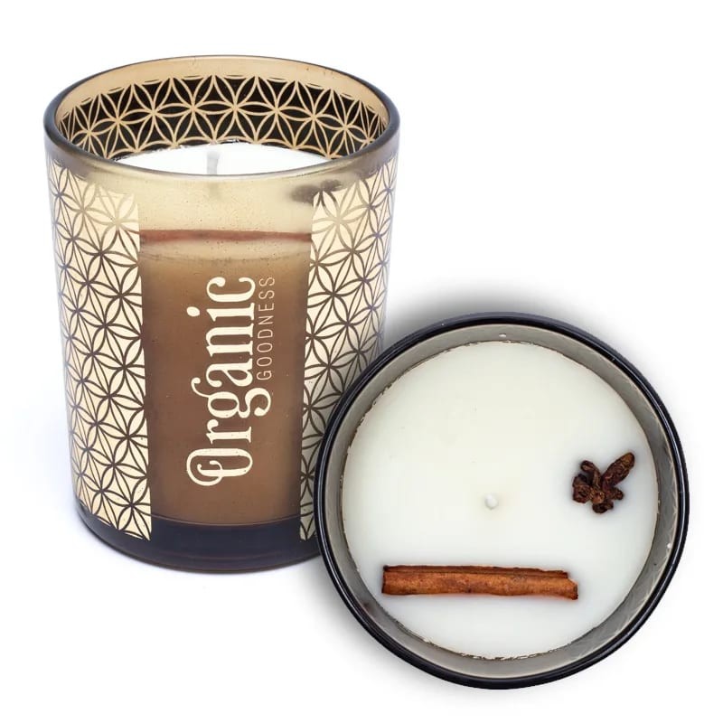 Scented soy wax candle Lemongrass & Spice, Organic Goodness