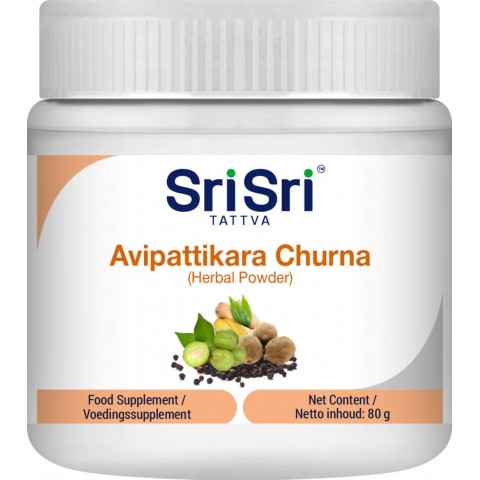 Avipattikara Churna augu maisījuma pulveris, Sri Sri Tattva, 80g