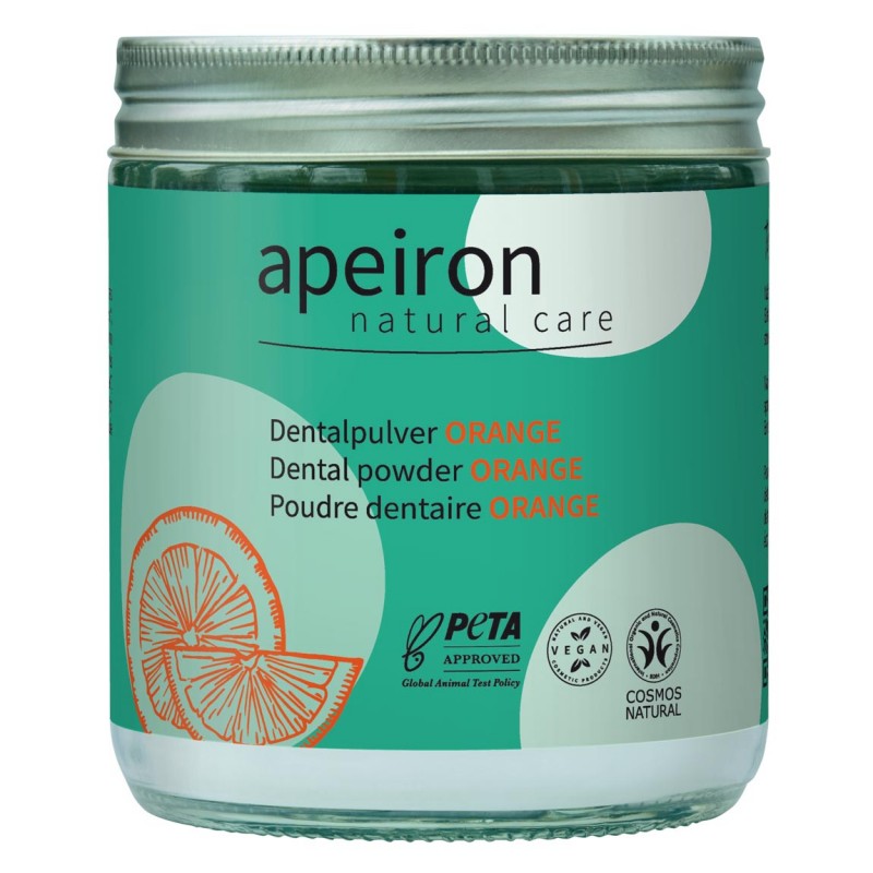 Toothbrush powder with oranges Orange, Auromere, 200g