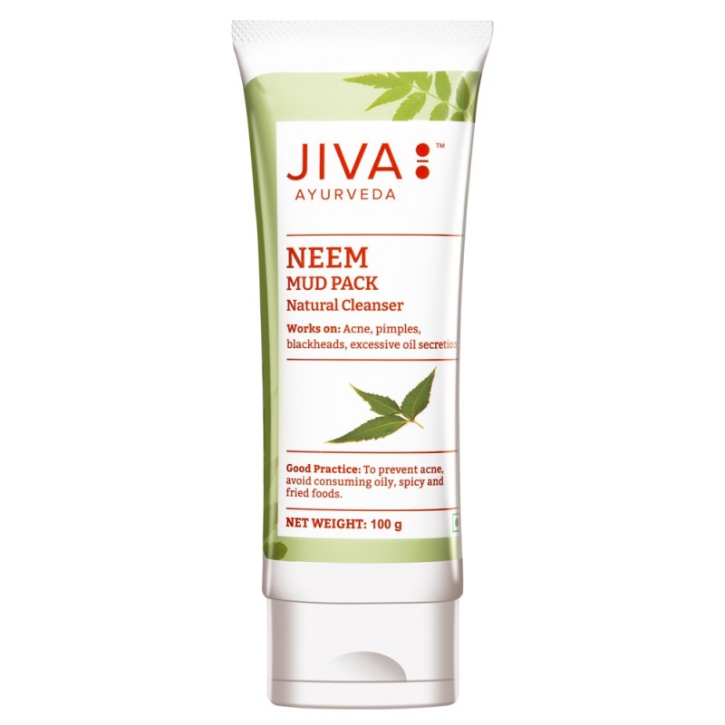 Маска для лица с листьями Ним, Jiva Ayurveda, 100г