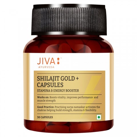 Uztura bagātinātājs Shilajit Gold+, Jiva Ayurveda, 30 tabletes