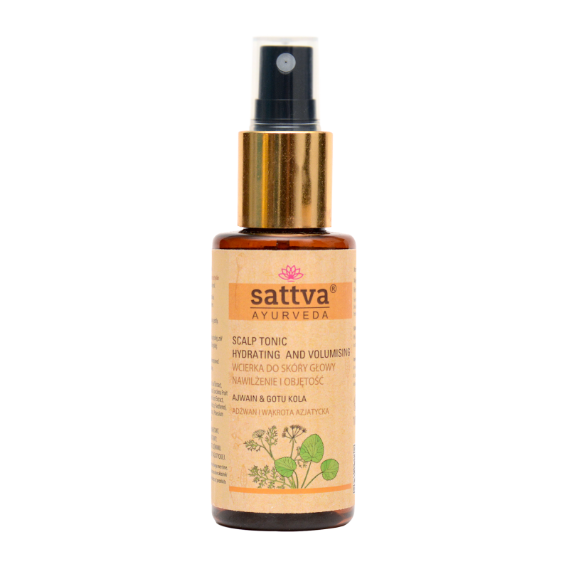 Hair and scalp tonic Ajwain & Gotu Kola, Sattva Ayurveda, 100ml