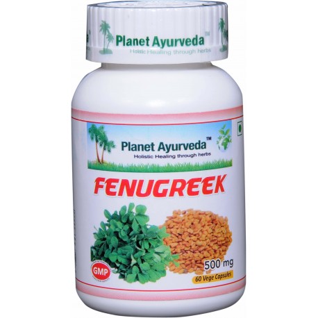 Fenugreek, organiska, Planet Ayurveda, 60 kapsulas