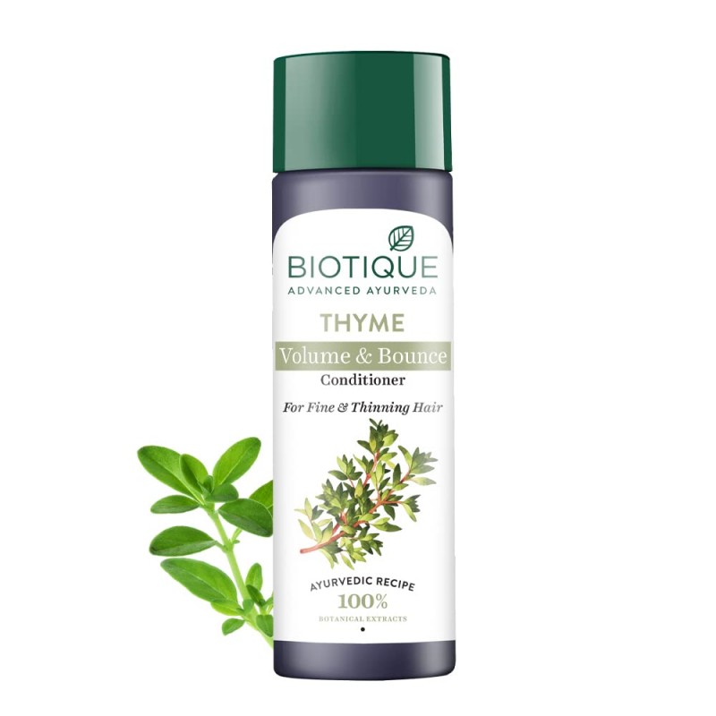 Кондиционер для тонких и редких волос с тимьяном Bio Thyme, Biotique, 120 мл