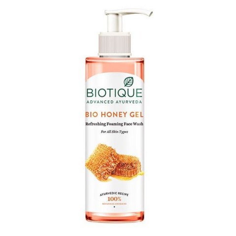 Atsvaidzinoša putojoša sejas mazgāšanas želeja Bio Honey Gel, Biotique, 200ml