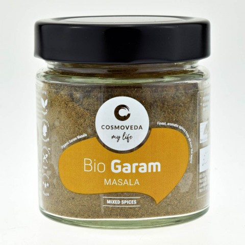 Garam Masala spice mix, organic, Cosmoveda, 80 g