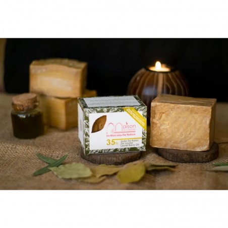 Aleppo soap with 35% laurel oil, Maison du Laurier, 200g