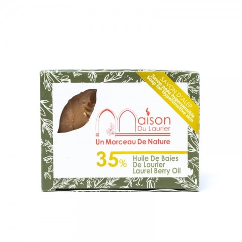 Aleppo soap with 35% laurel oil, Maison du Laurier, 200g