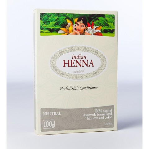 Sausu matu kondicionieris Neutral Cassia, Indian Henna, 100g
